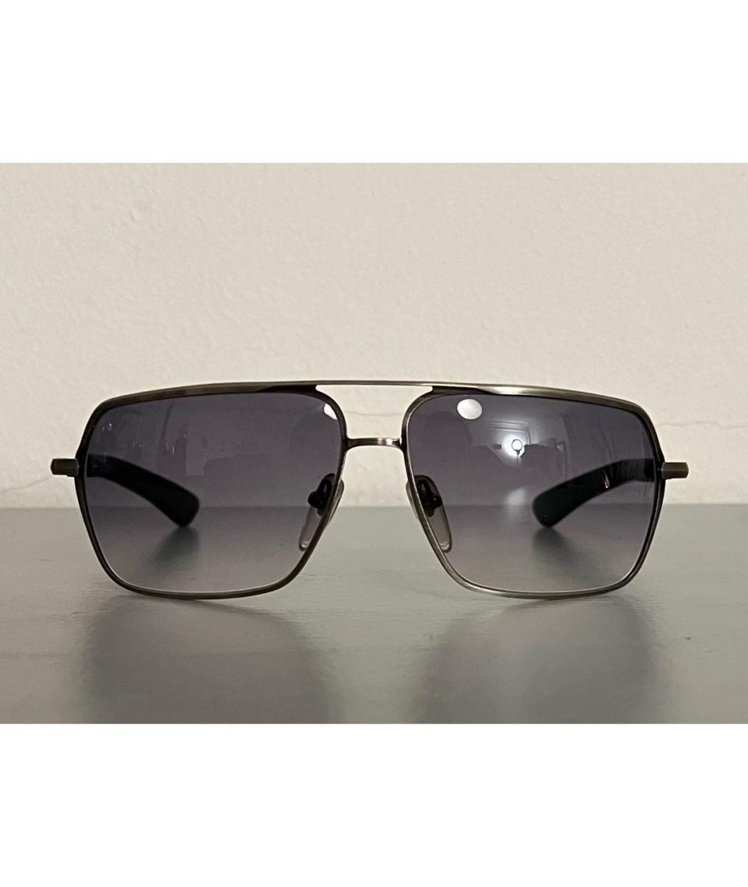 CHROME HEARTS Черные металлические солнцезащитные очки, фото 6