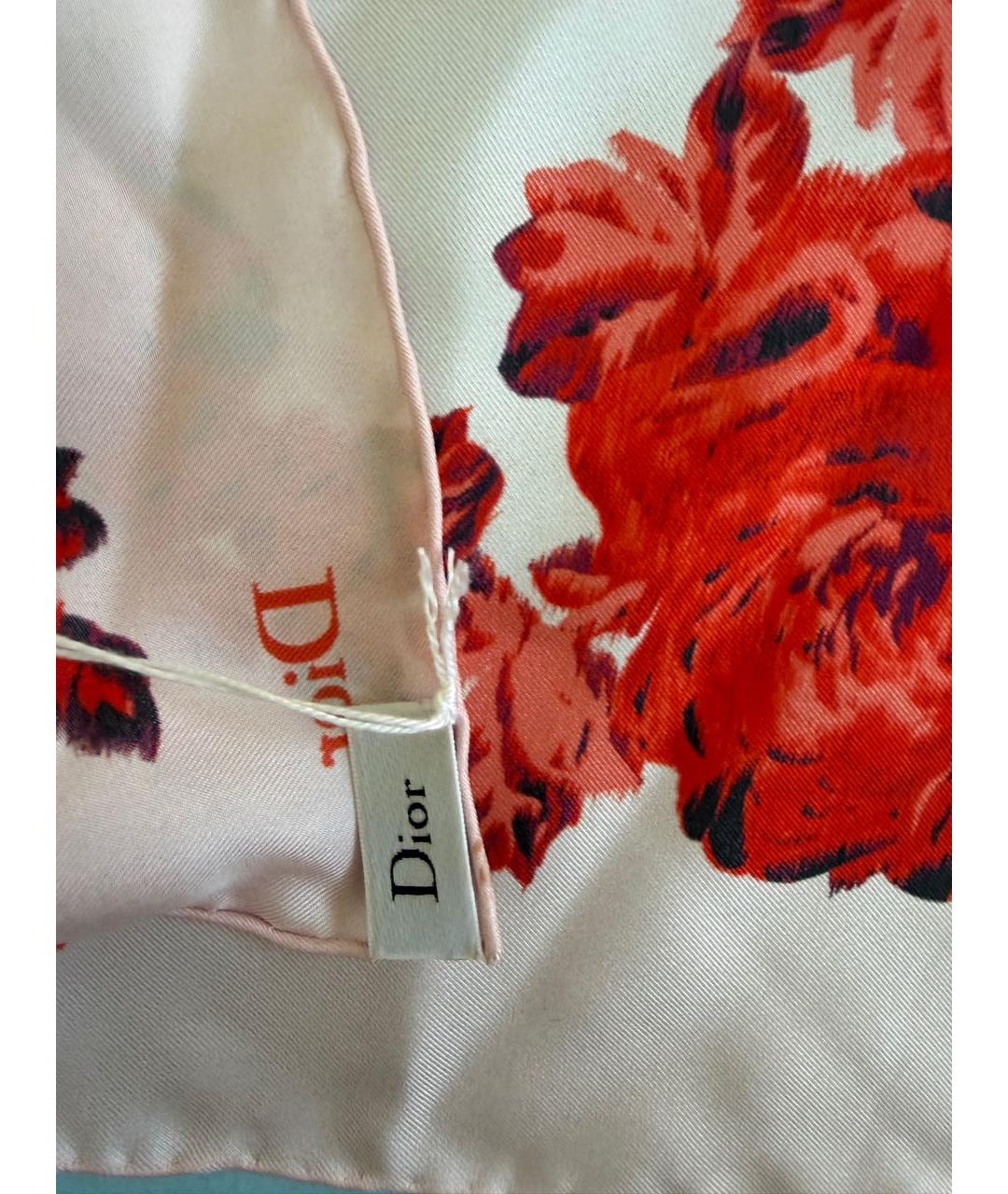 CHRISTIAN DIOR Мульти шелковый платок, фото 3