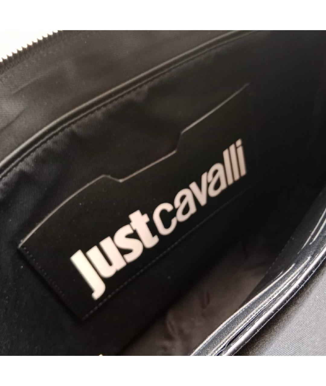 JUST CAVALLI Серая папка для документов из искусственной кожи, фото 6