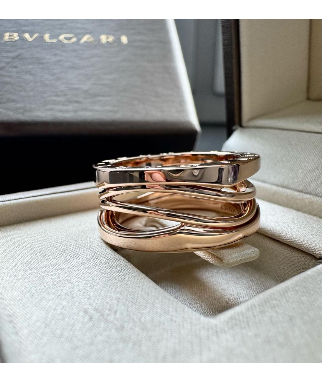 BVLGARI Золотое кольцо из розового золота, фото 3