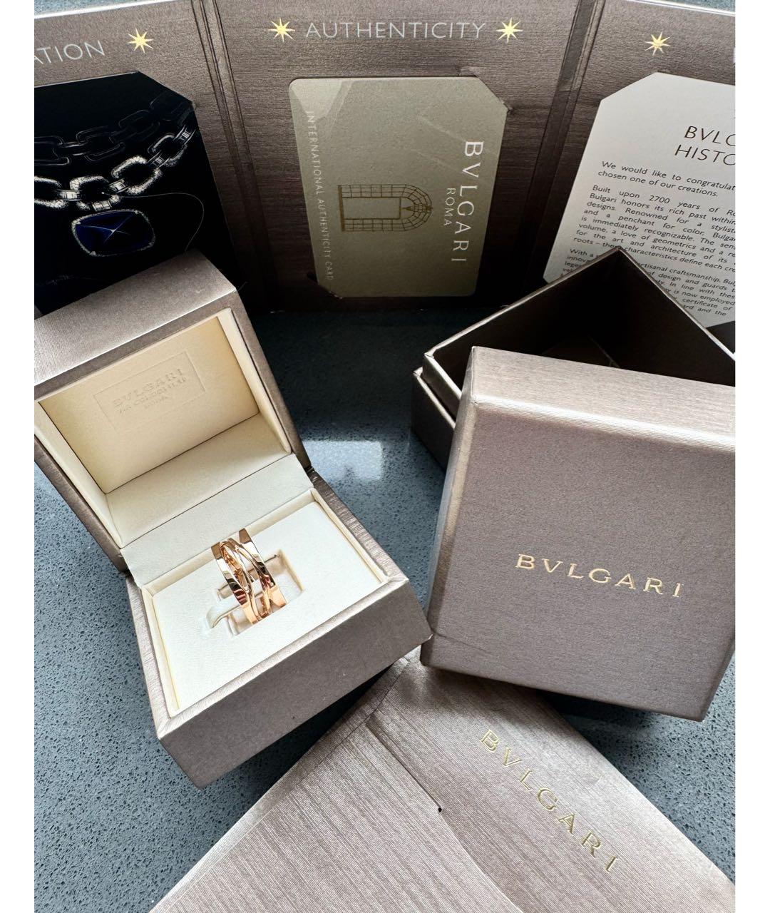 BVLGARI Золотое кольцо из розового золота, фото 2