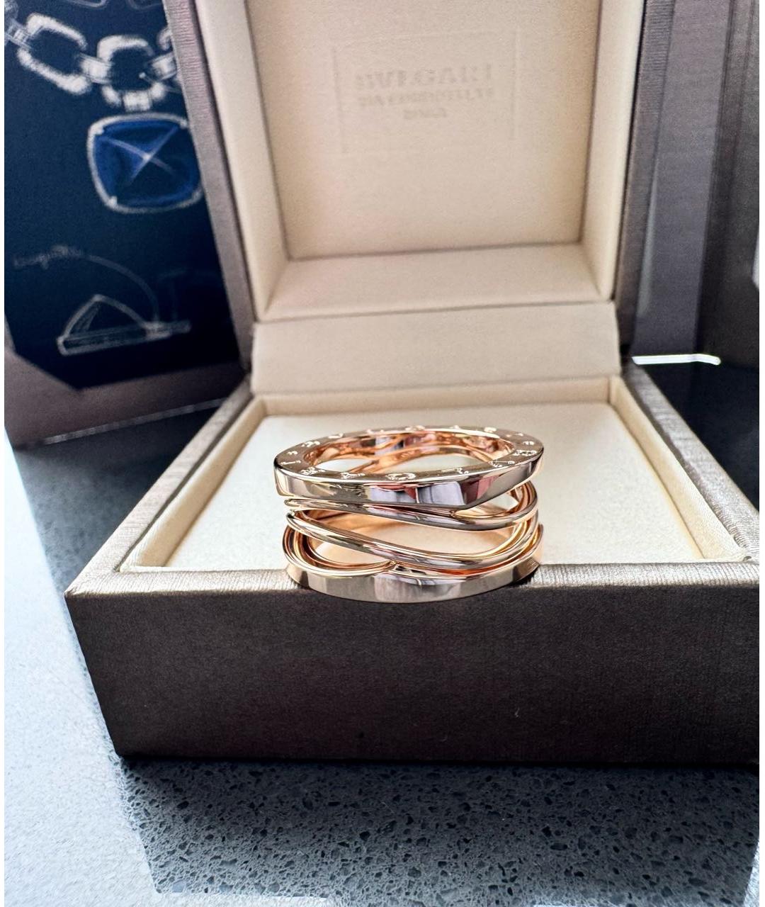 BVLGARI Золотое кольцо из розового золота, фото 4