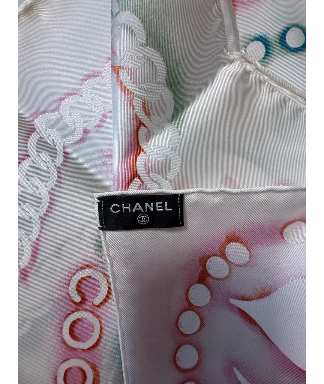 CHANEL Мульти шелковый платок, фото 6