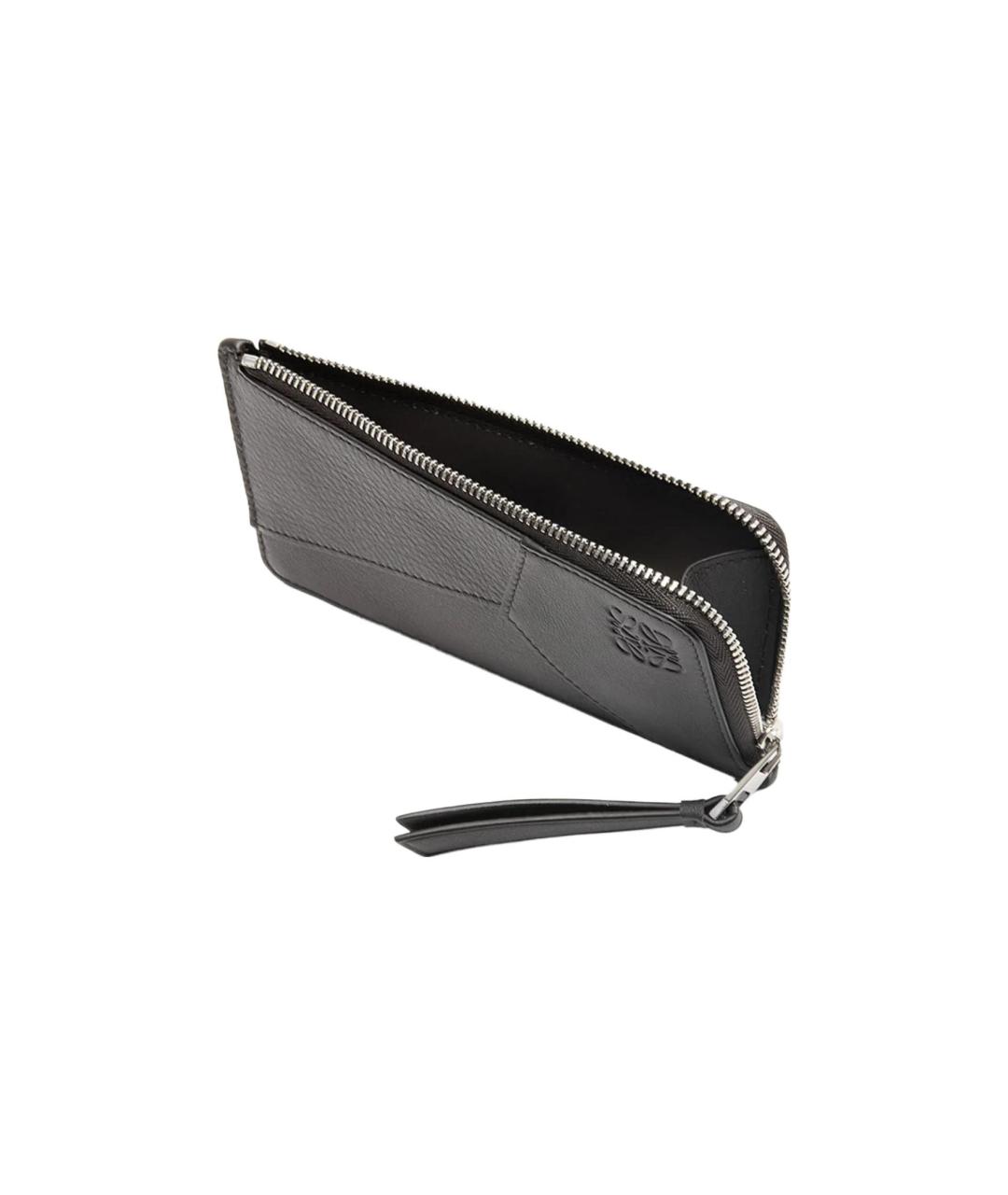 LOEWE Серый кожаный кардхолдер, фото 3