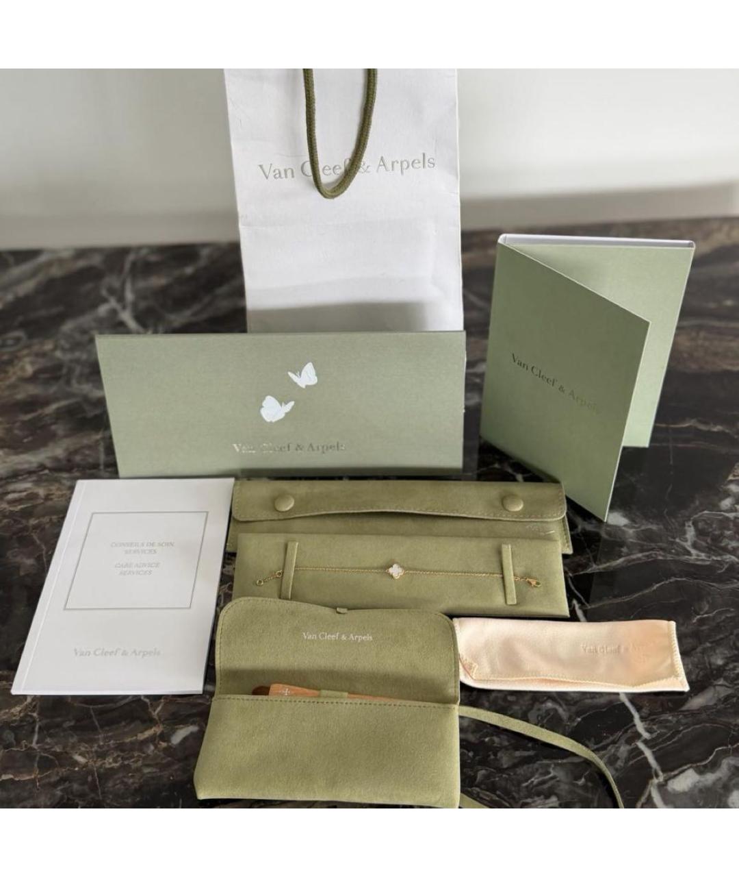 VAN CLEEF & ARPELS Золотой браслет из желтого золота, фото 2
