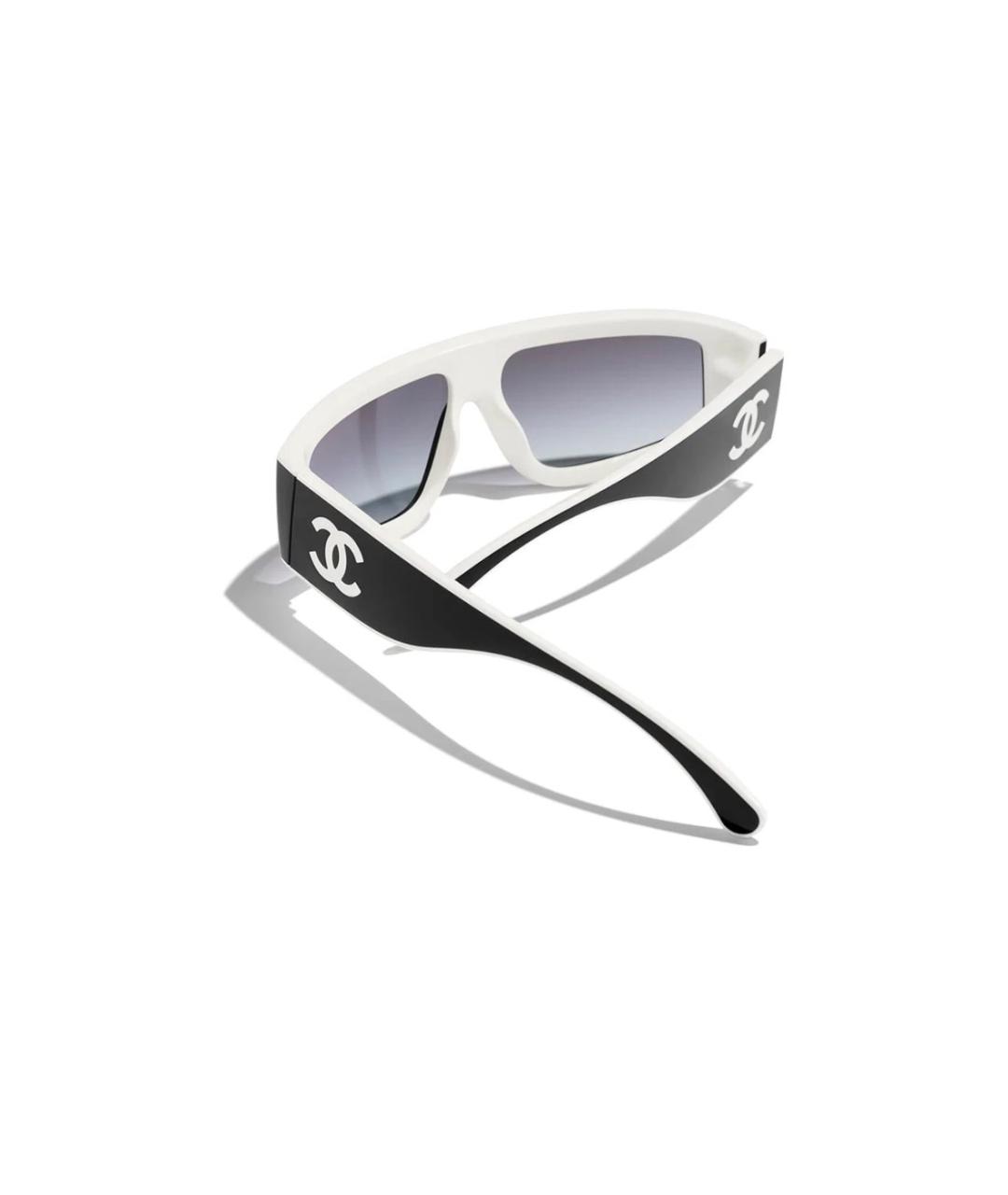 CHANEL Черные пластиковые солнцезащитные очки, фото 3