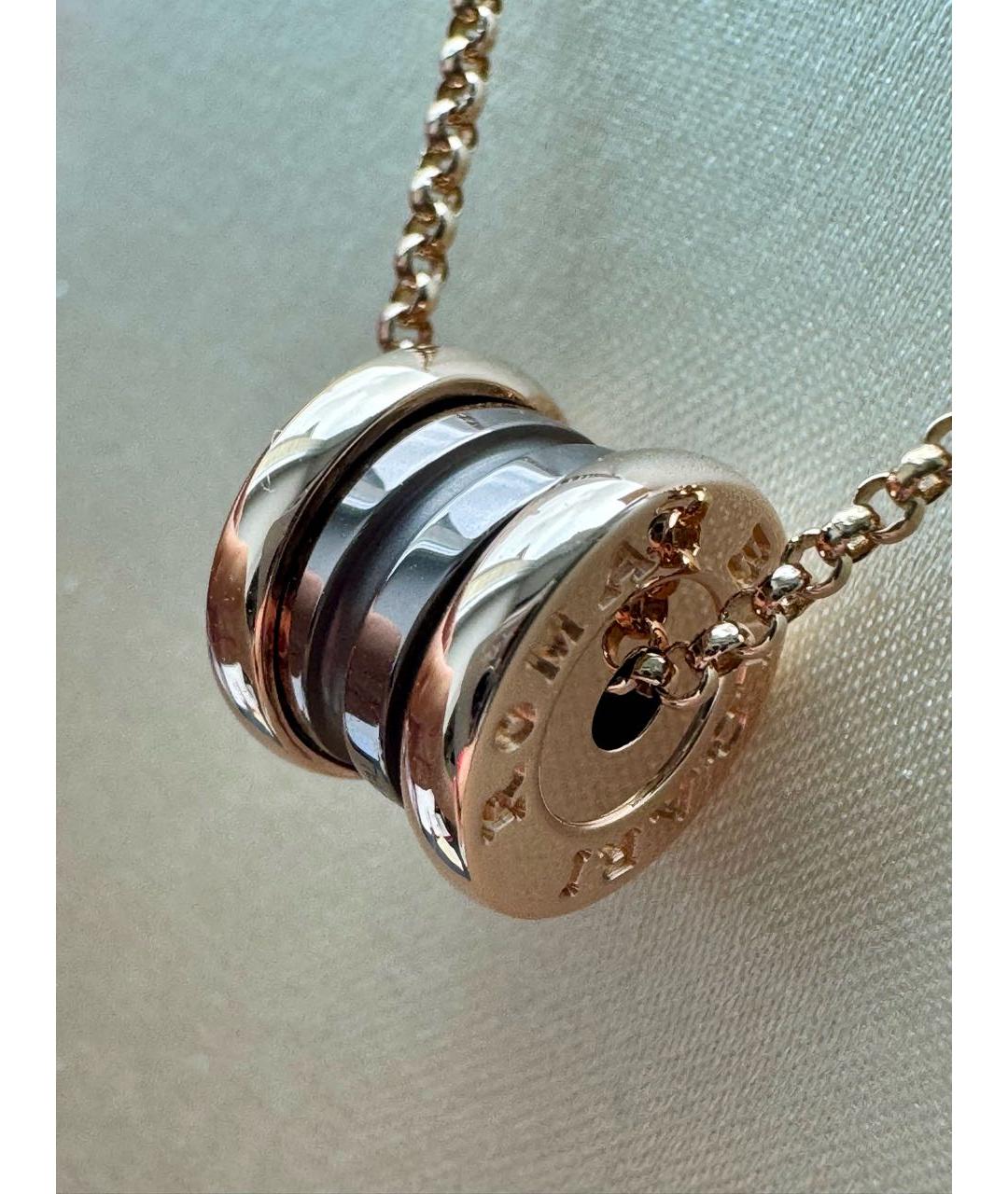BVLGARI Золотая подвеска из розового золота, фото 7