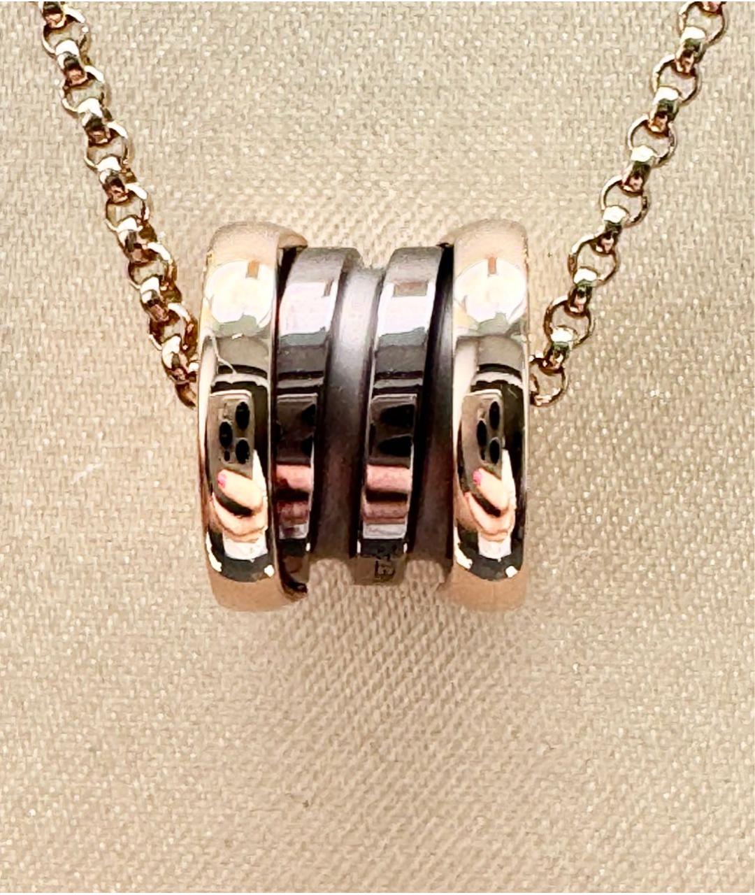 BVLGARI Золотая подвеска из розового золота, фото 4