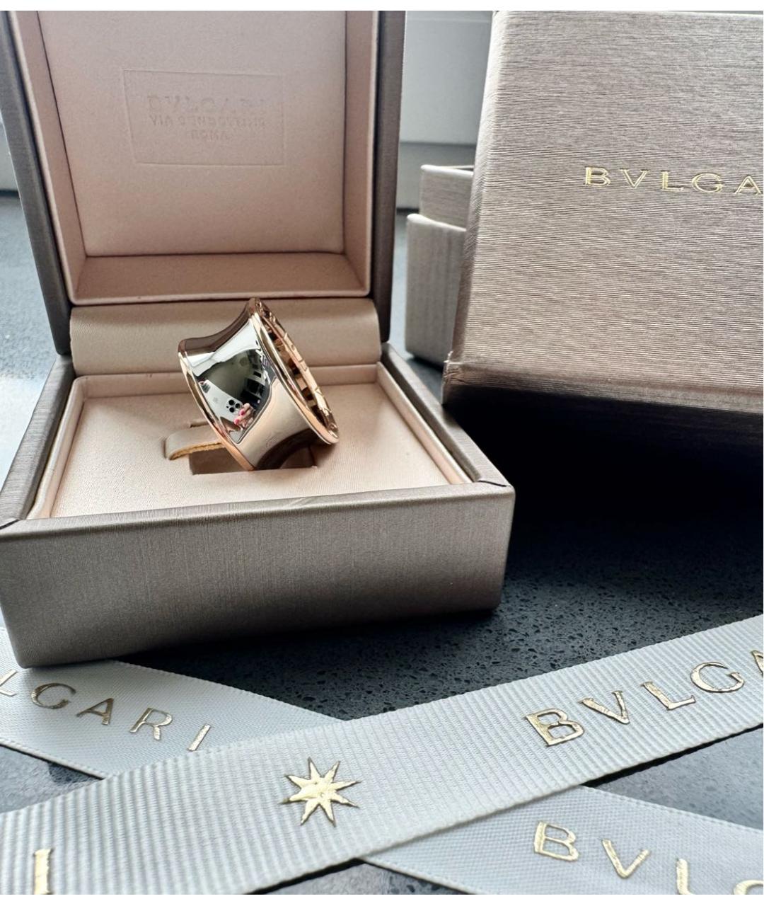 BVLGARI Серебряное кольцо из розового золота, фото 2