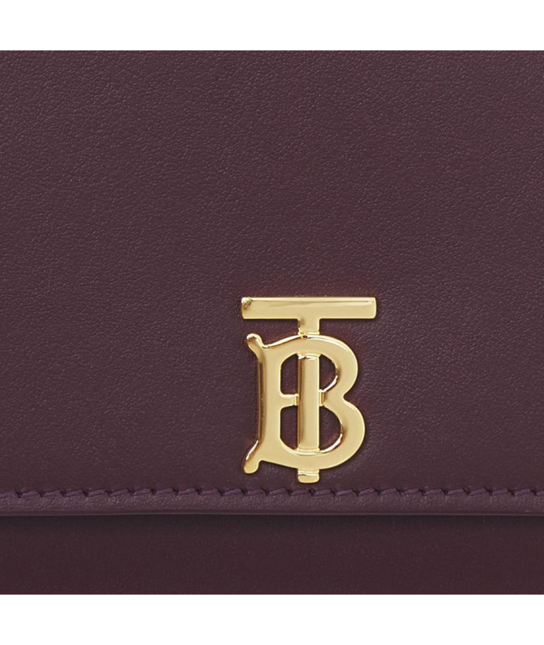 BURBERRY Бордовый кошелек, фото 4