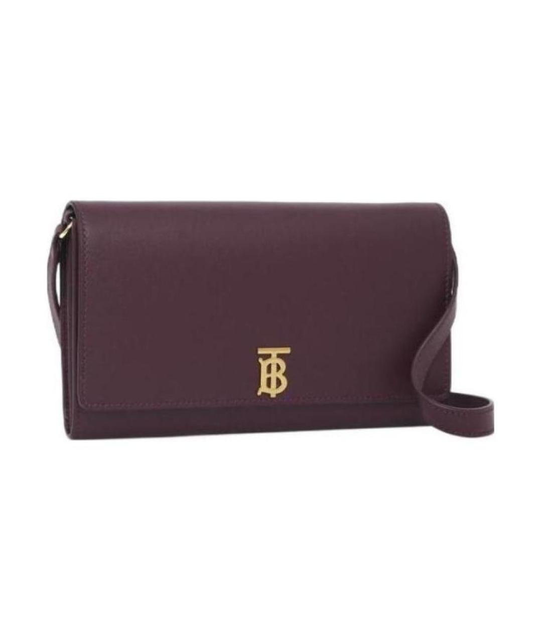 BURBERRY Бордовый кошелек, фото 1