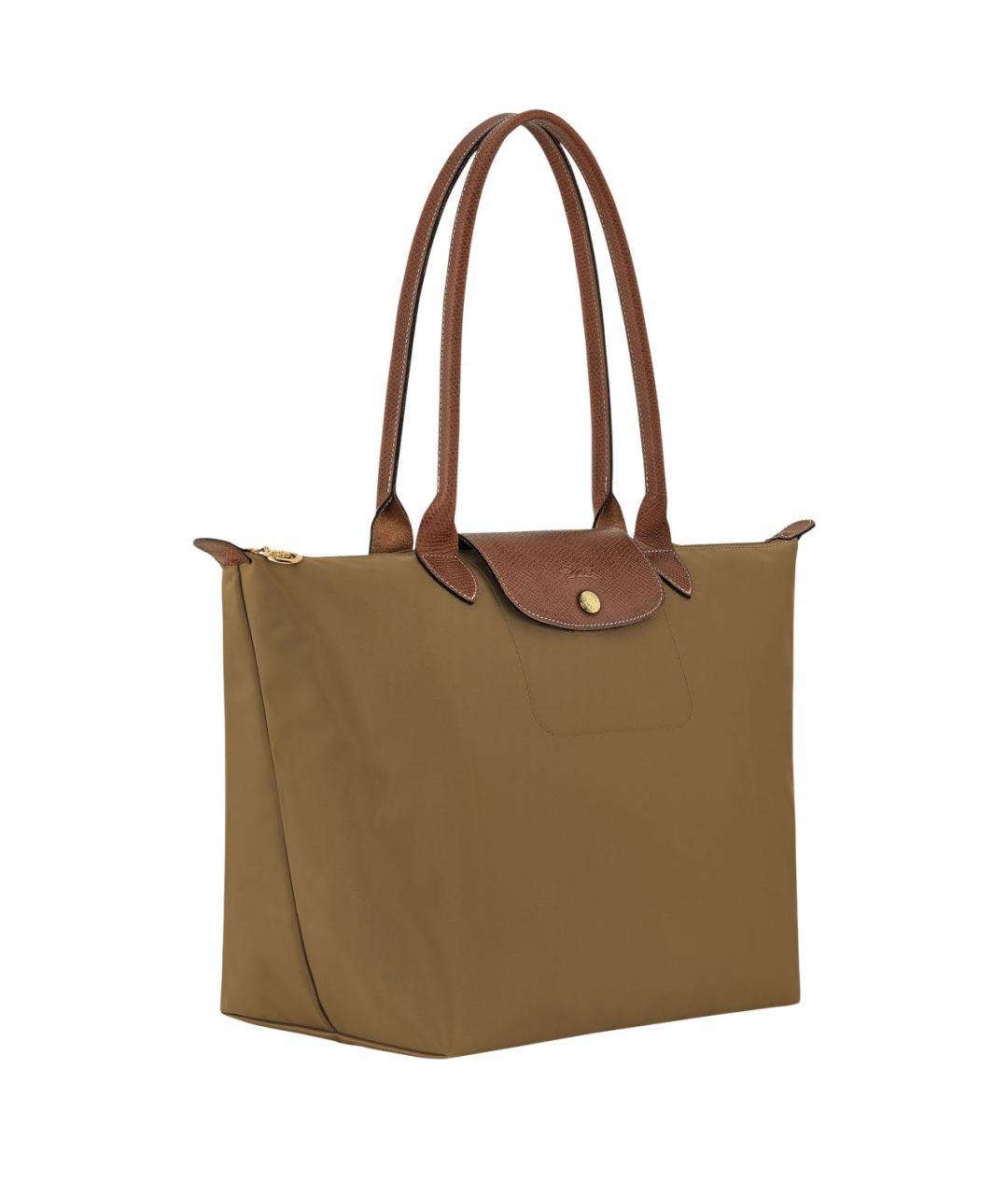 LONGCHAMP Хаки тканевая сумка тоут, фото 2