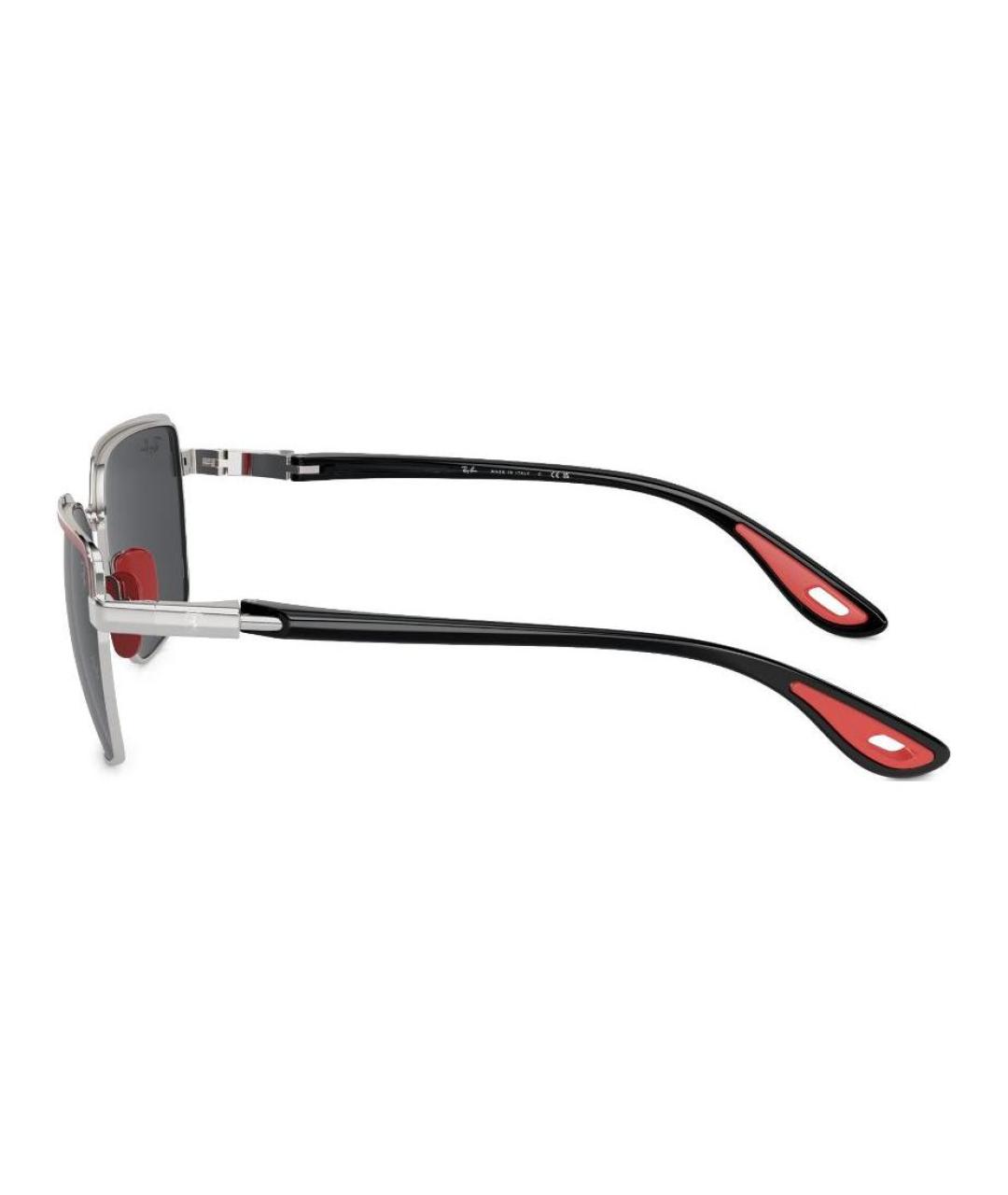 RAY BAN Серые металлические солнцезащитные очки, фото 3