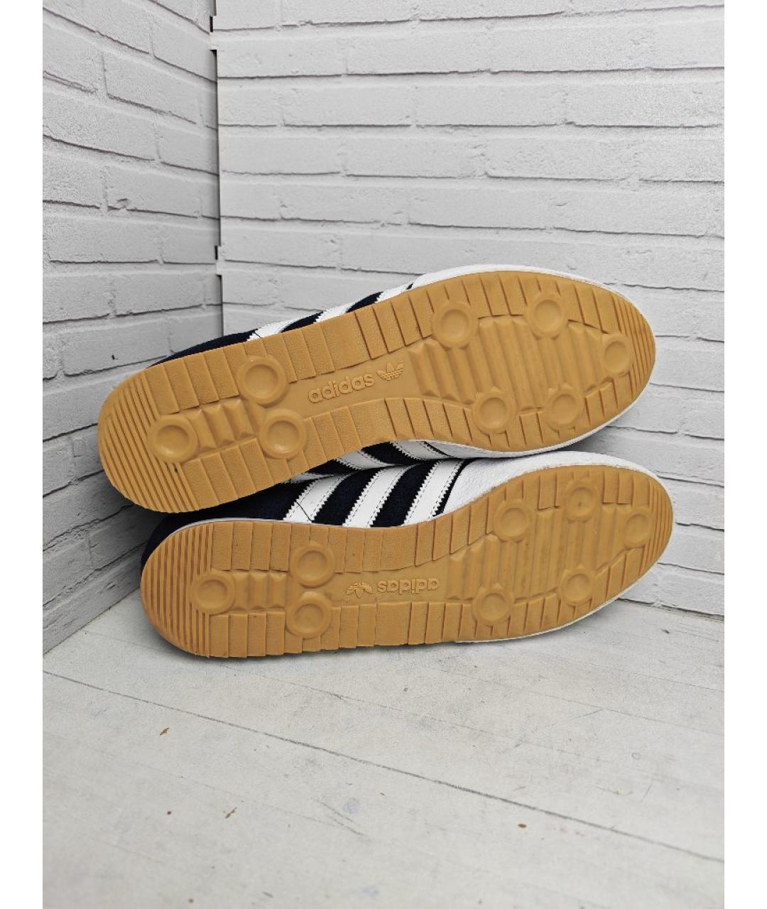 ADIDAS Темно-синие замшевые низкие кроссовки / кеды, фото 5