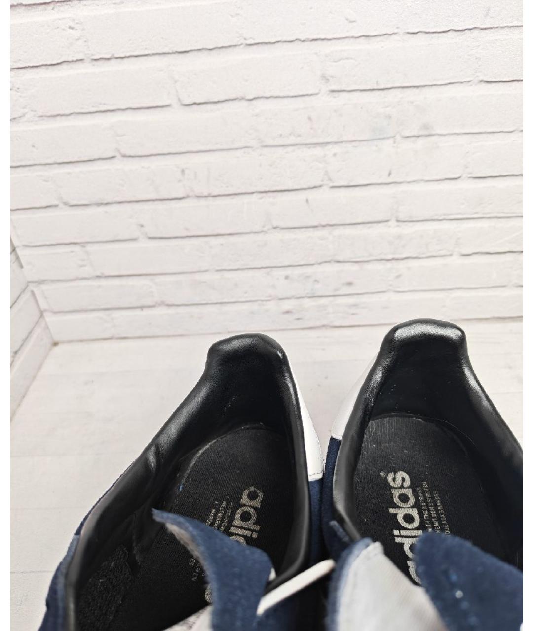 ADIDAS Темно-синие замшевые низкие кроссовки / кеды, фото 6