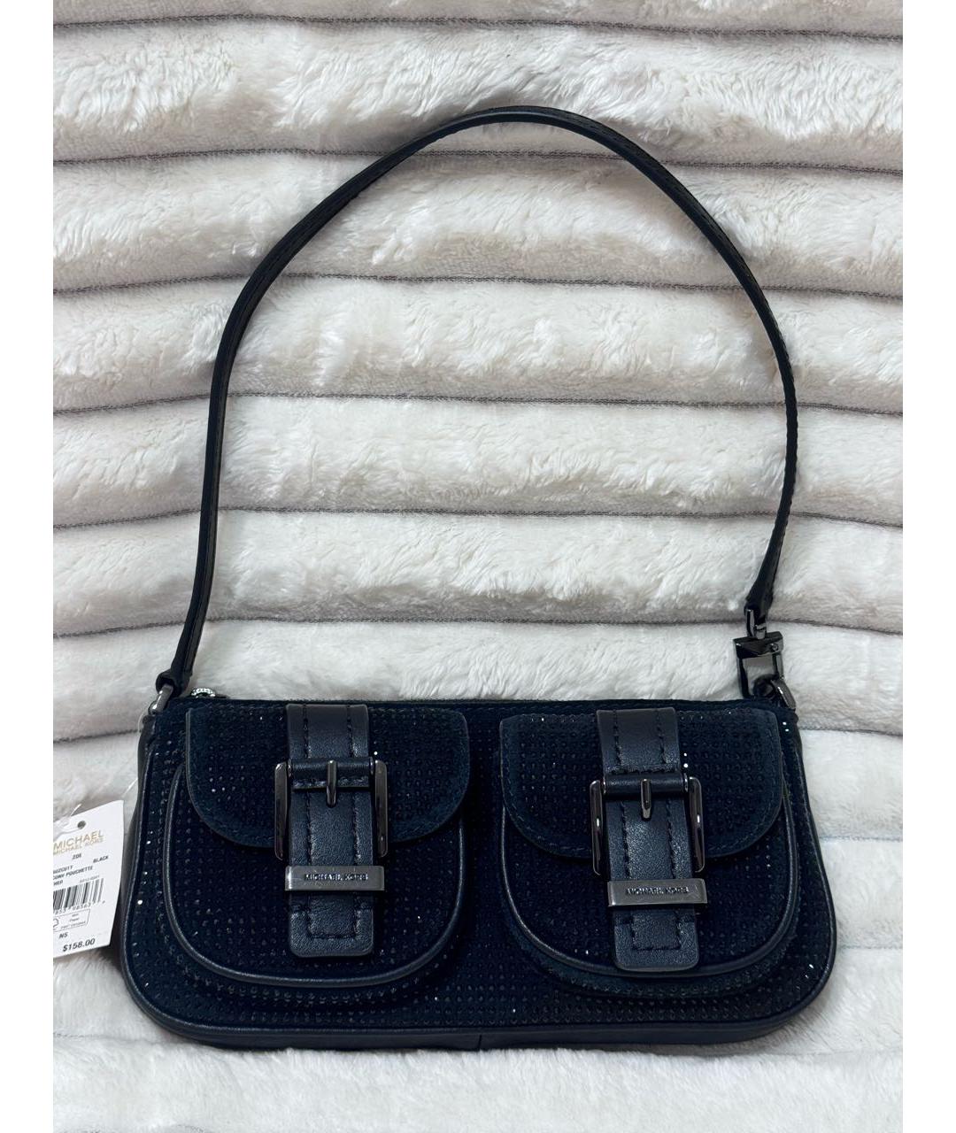 MICHAEL KORS Черная сумка через плечо, фото 4