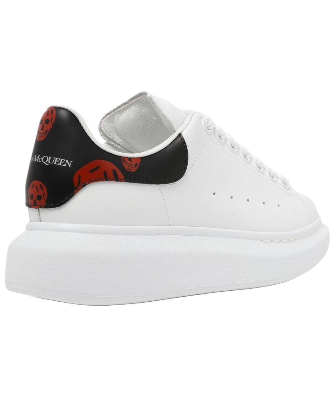 ALEXANDER MCQUEEN Белые кожаные кроссовки, фото 4