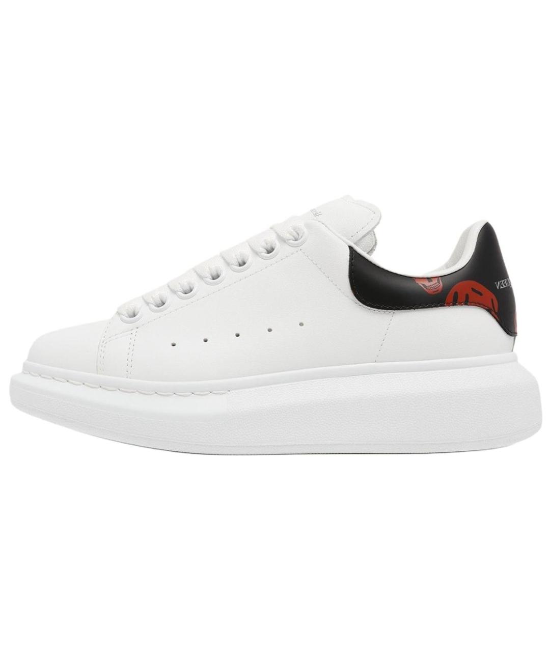 ALEXANDER MCQUEEN Белые кожаные кроссовки, фото 2