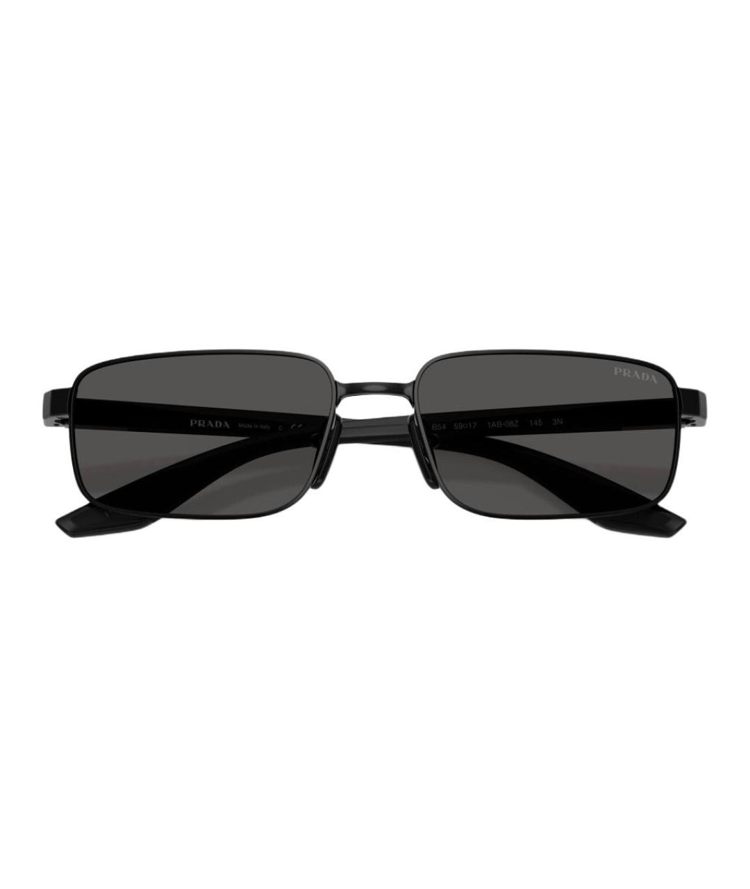 PRADA Черные металлические солнцезащитные очки, фото 5