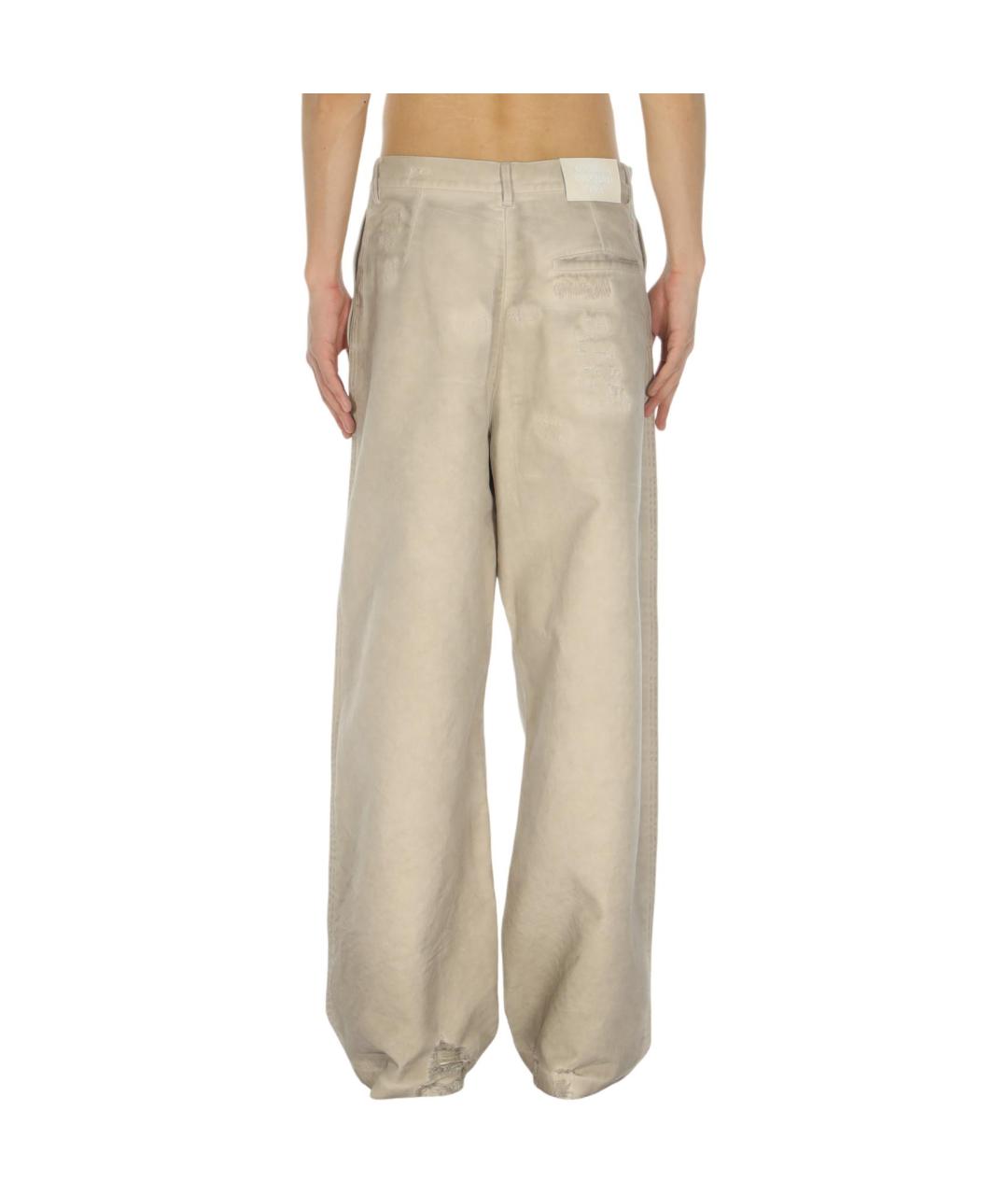 ACNE STUDIOS Коричневые прямые джинсы, фото 3