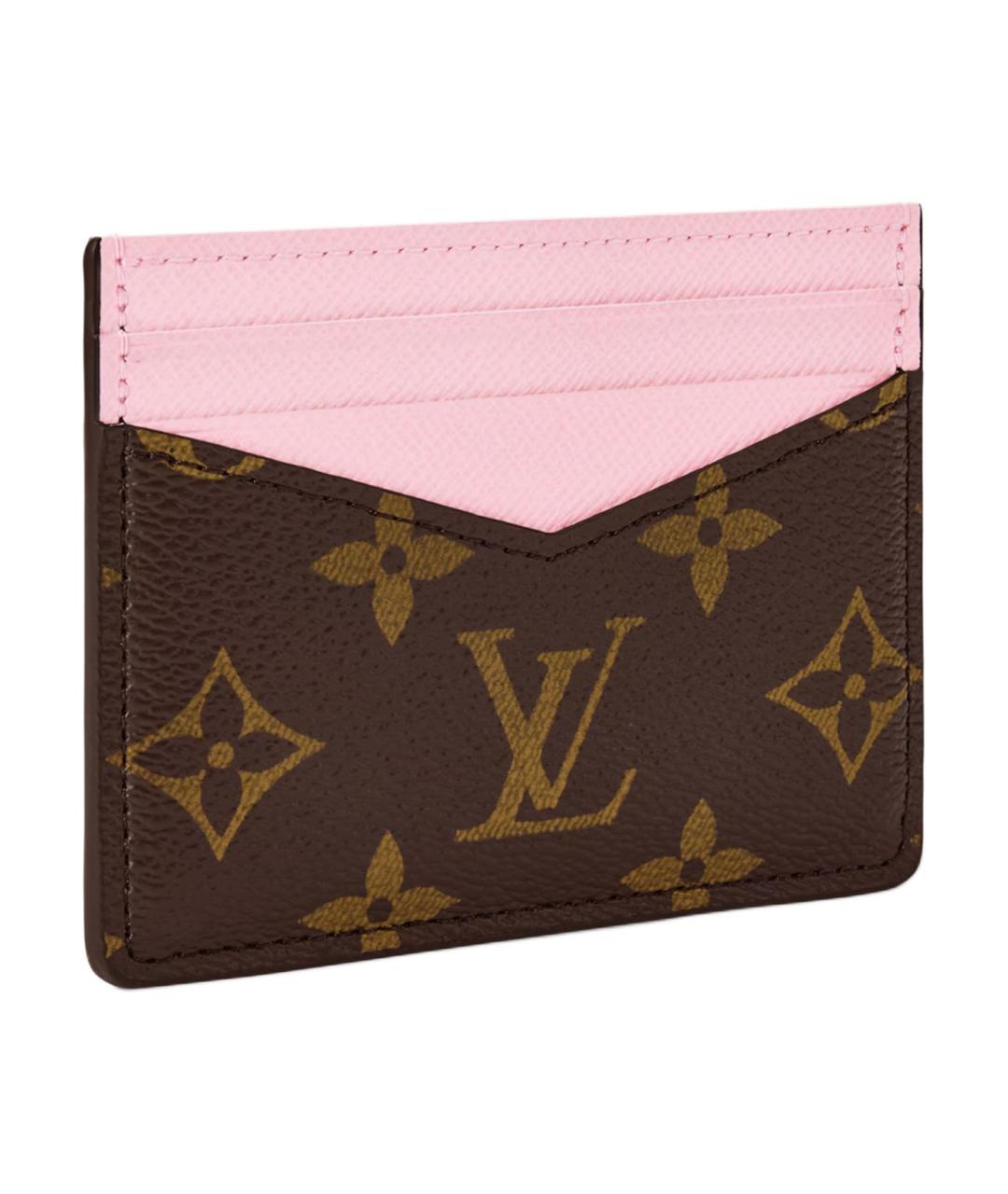 LOUIS VUITTON Коричневый кардхолдер, фото 2