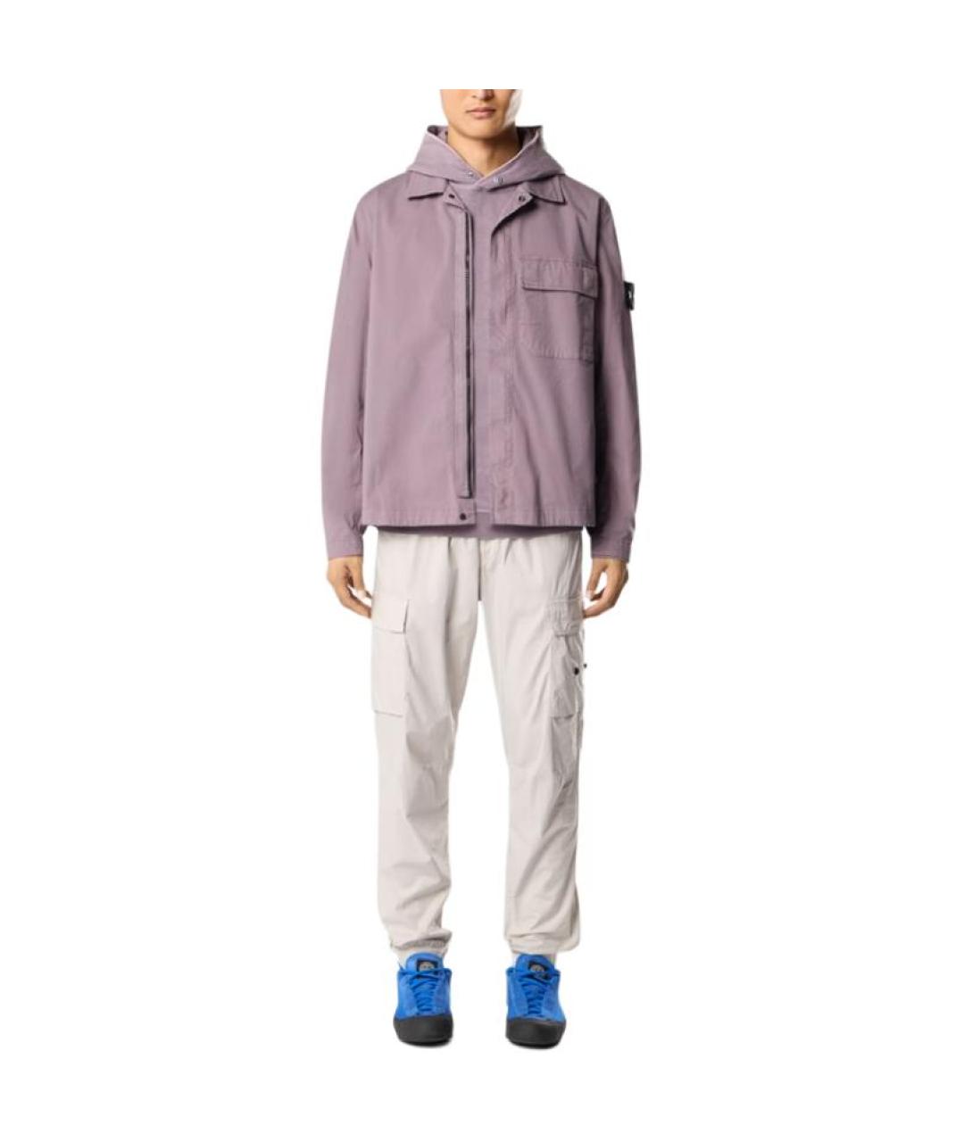 STONE ISLAND Фиолетовая куртка, фото 3