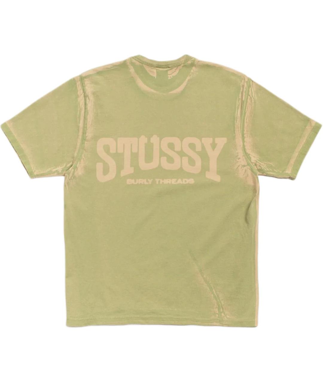 STUSSY Хаки футболка, фото 2