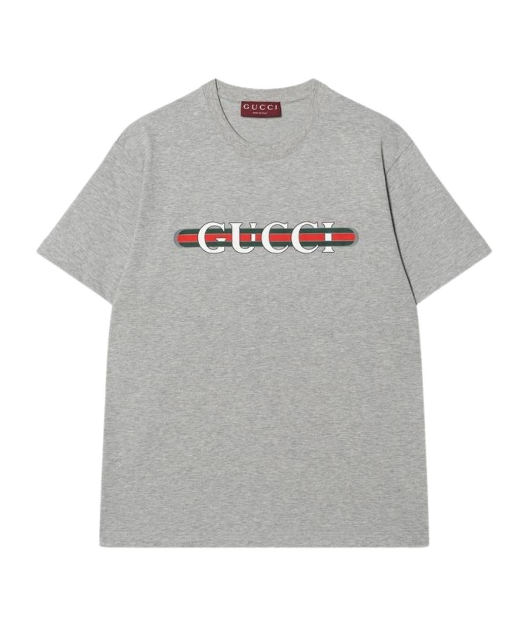 GUCCI Серая футболка, фото 1