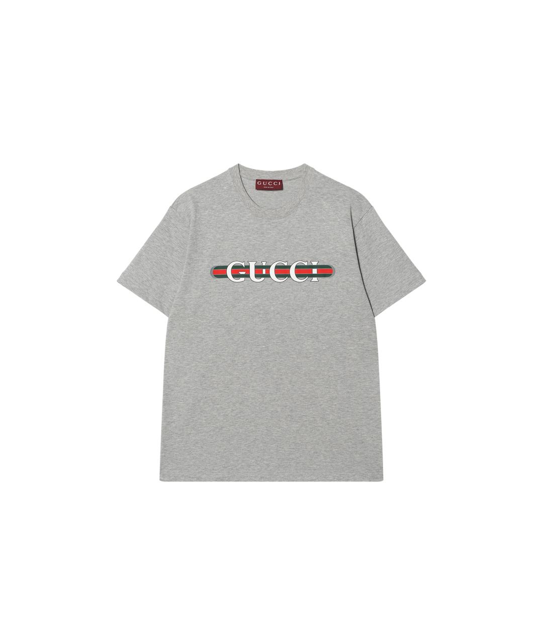 GUCCI Серая футболка, фото 6