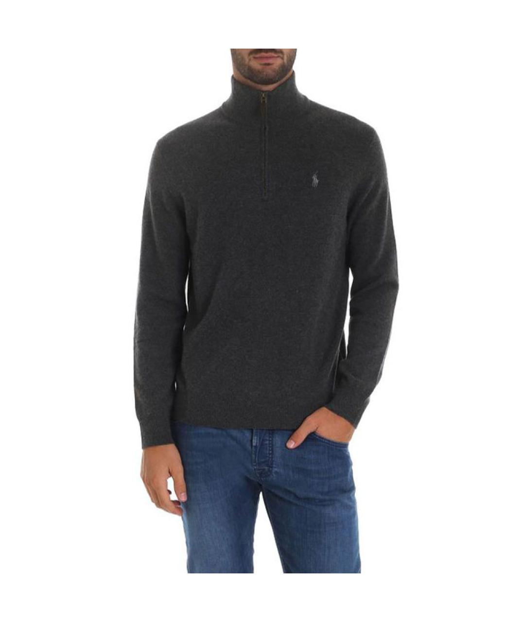 POLO RALPH LAUREN Серый джемпер / свитер, фото 2