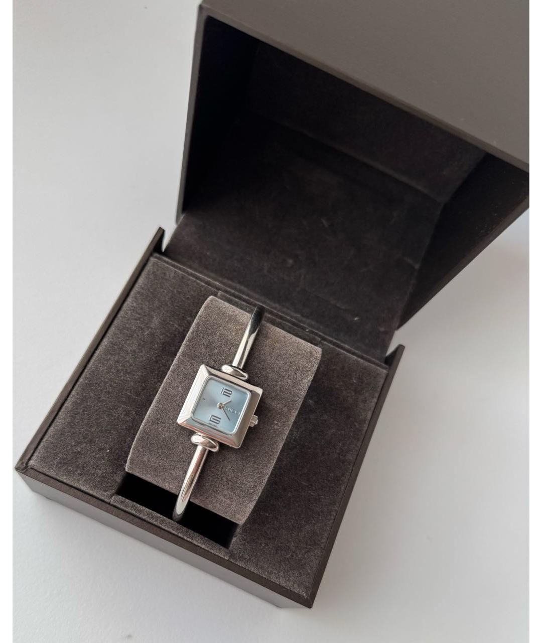 GUCCI Серебряные часы, фото 3