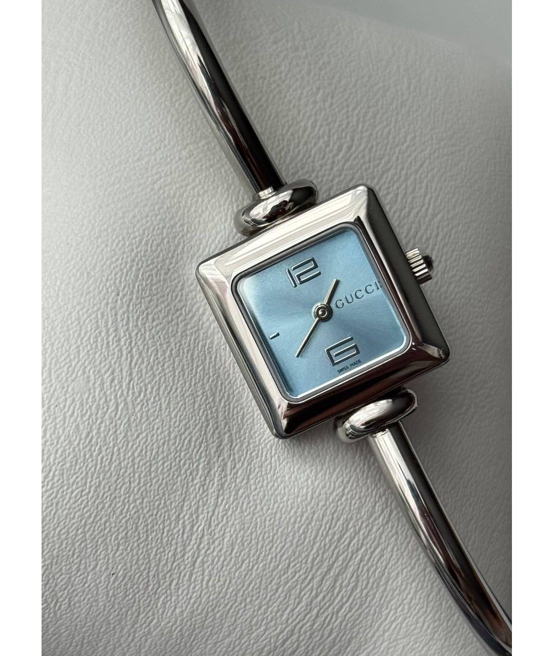 GUCCI Серебряные часы, фото 4