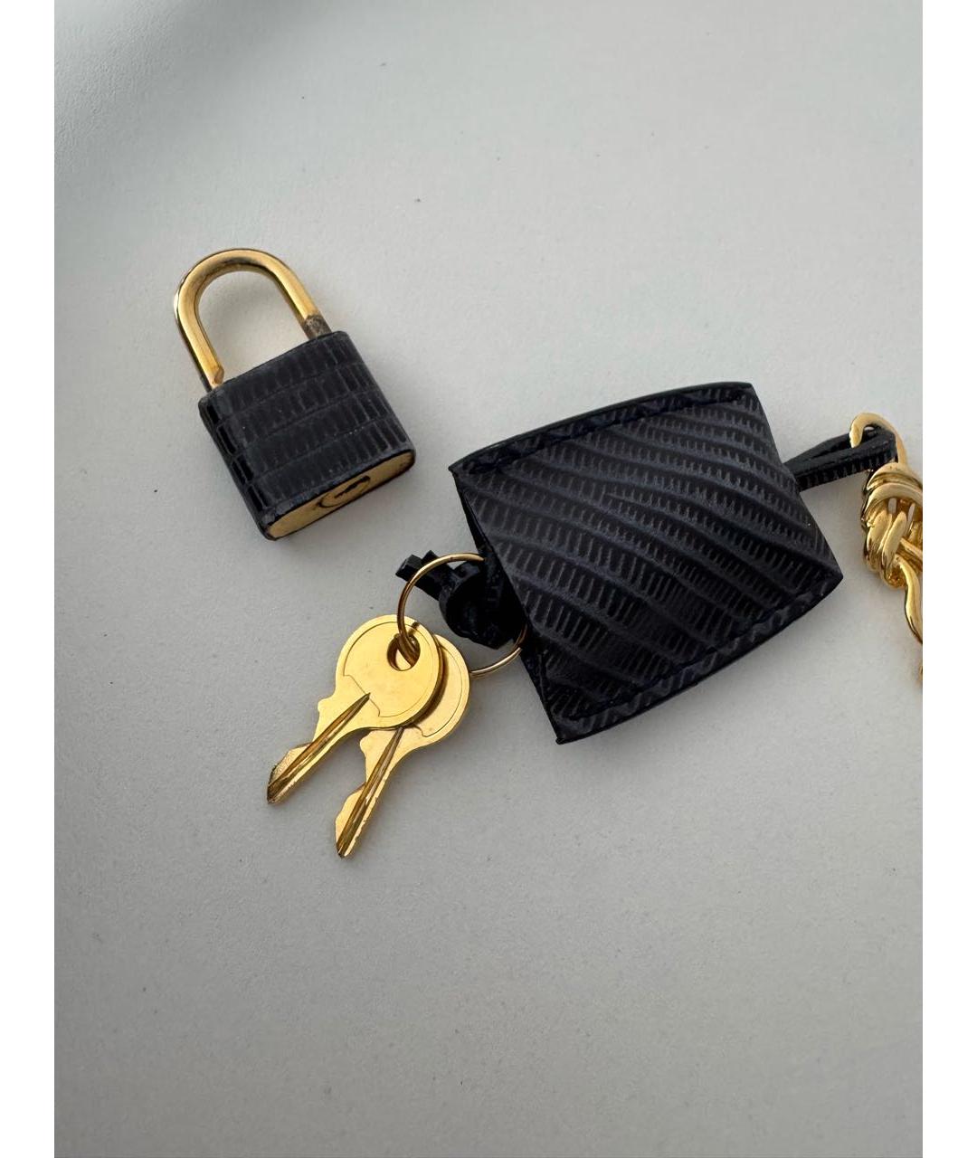 LANCEL Антрацитовая кожаная сумка через плечо, фото 4