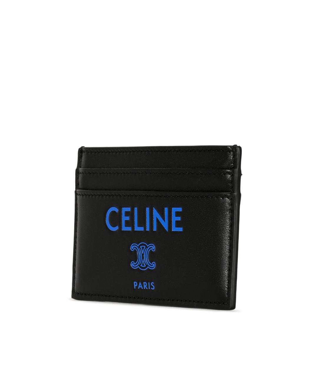 CELINE Черный кожаный кардхолдер, фото 5