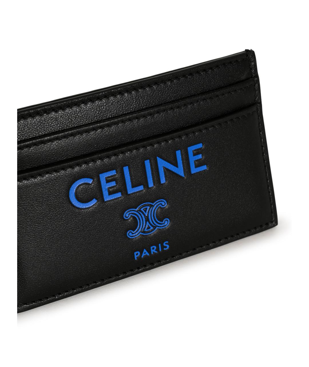 CELINE Черный кожаный кардхолдер, фото 8