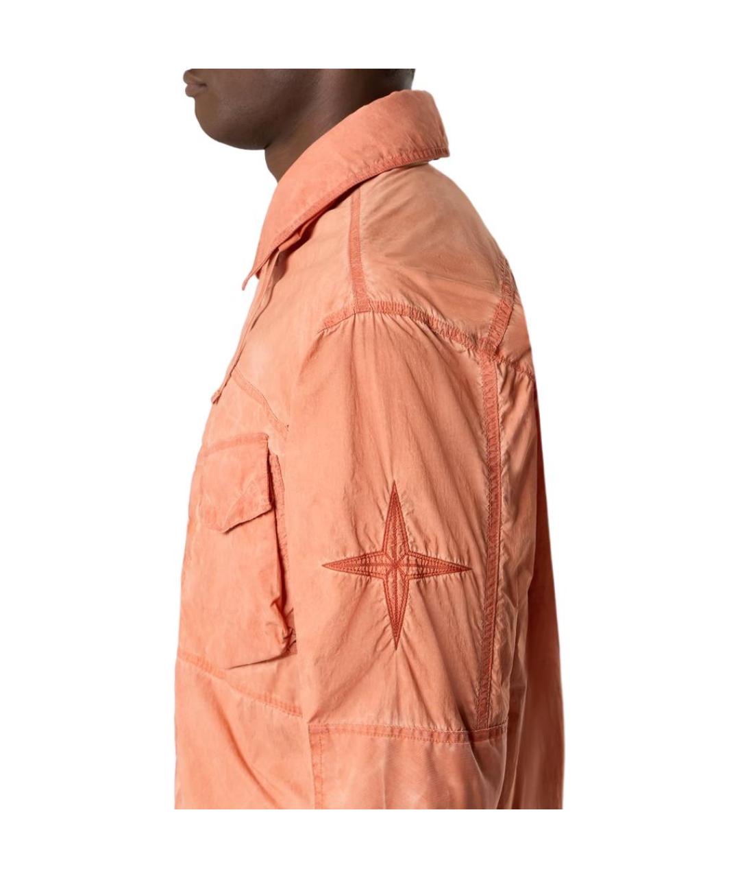 STONE ISLAND Оранжевая куртка, фото 4