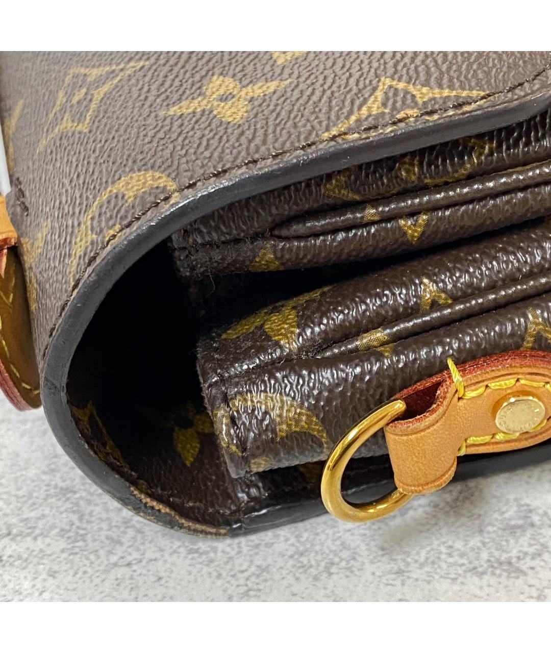 LOUIS VUITTON Коричневая сумка через плечо, фото 6