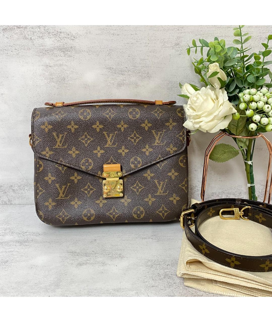LOUIS VUITTON Коричневая сумка через плечо, фото 8