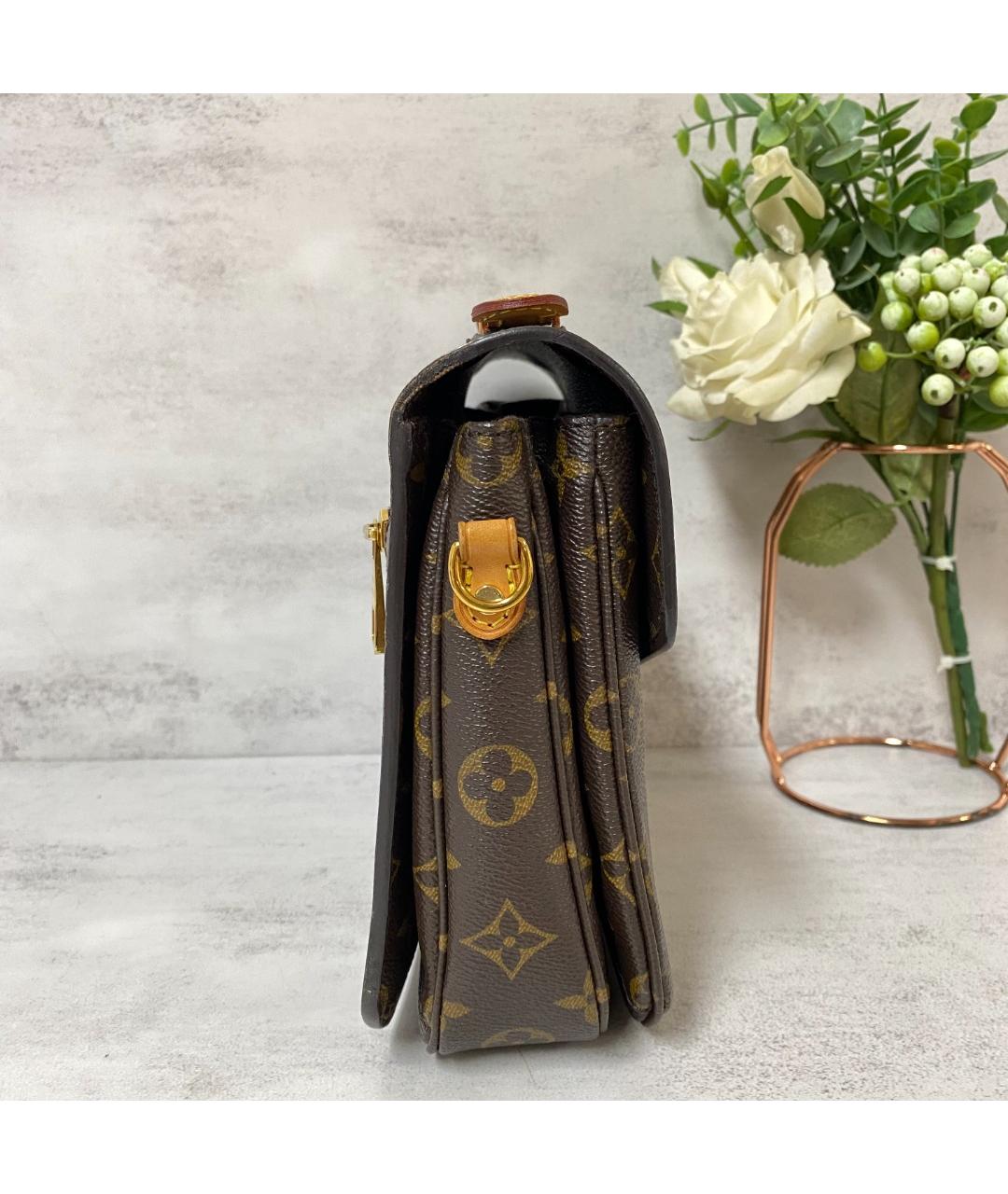 LOUIS VUITTON Коричневая сумка через плечо, фото 2