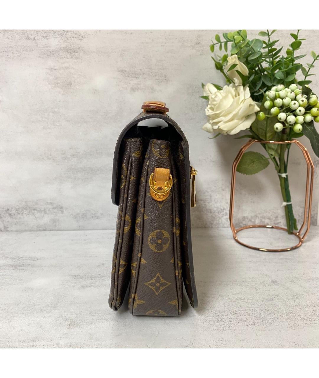 LOUIS VUITTON Коричневая сумка через плечо, фото 4