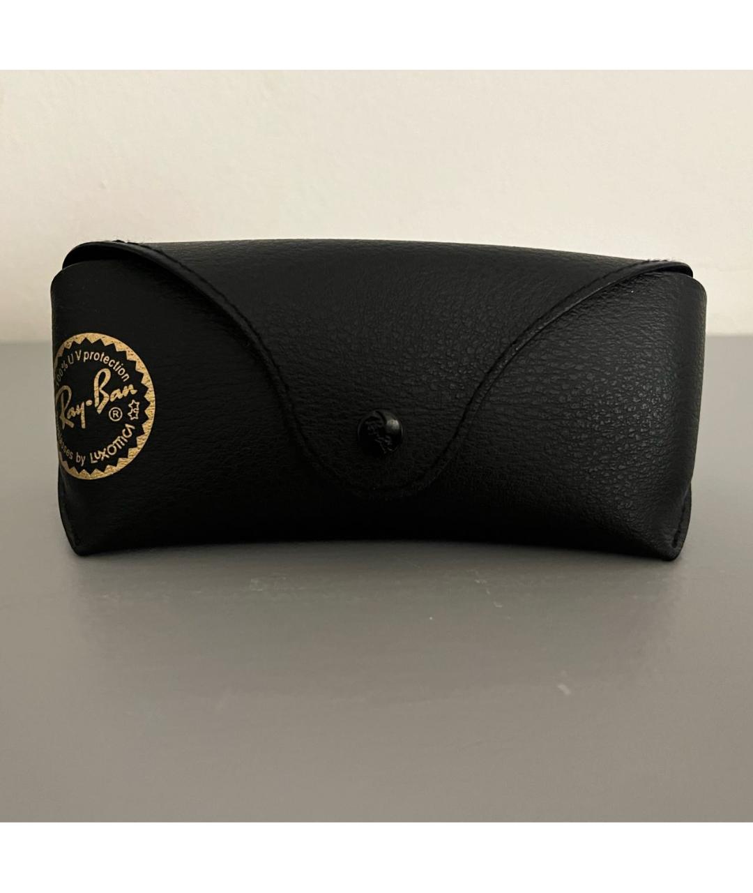RAY BAN Золотые металлические солнцезащитные очки, фото 5