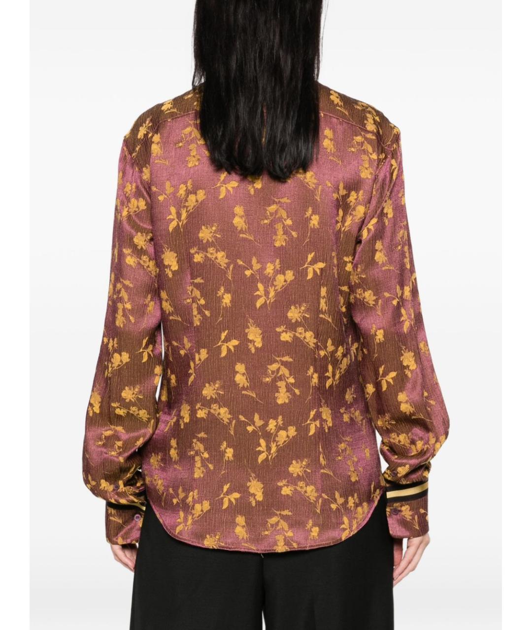 DRIES VAN NOTEN Мульти вискозная рубашка, фото 3
