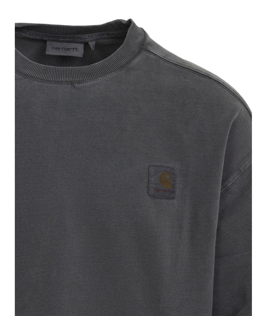 CARHARTT WIP Черный хлопковый джемпер / свитер, фото 3