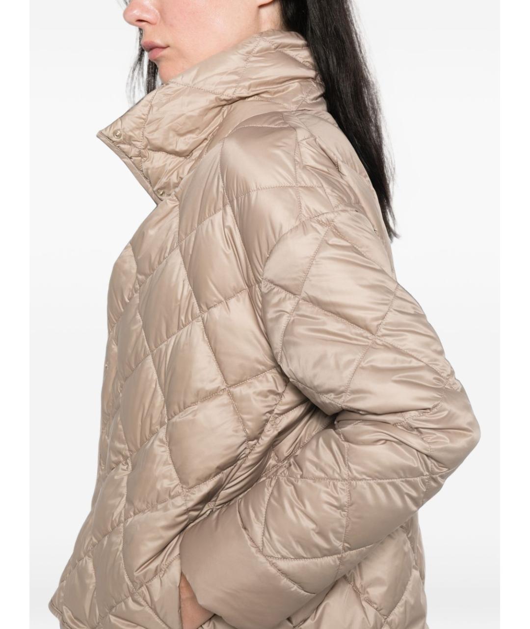 MAX MARA Бежевая полиамидовая куртка, фото 5
