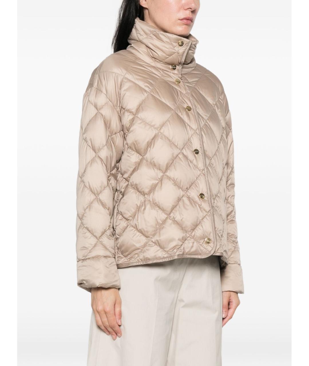 MAX MARA Бежевая полиамидовая куртка, фото 2