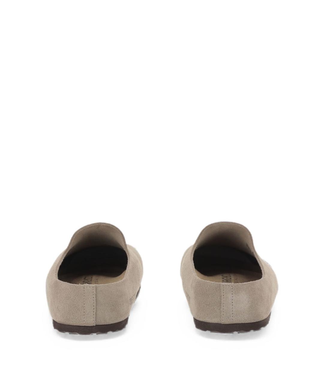 BIRKENSTOCK Серые замшевые мюли, фото 2