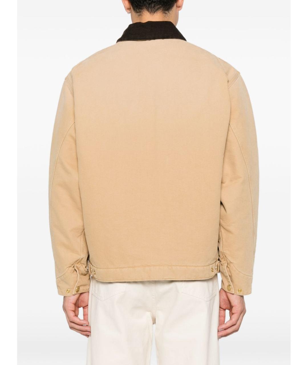 CARHARTT WIP Бежевая хлопковая куртка, фото 2