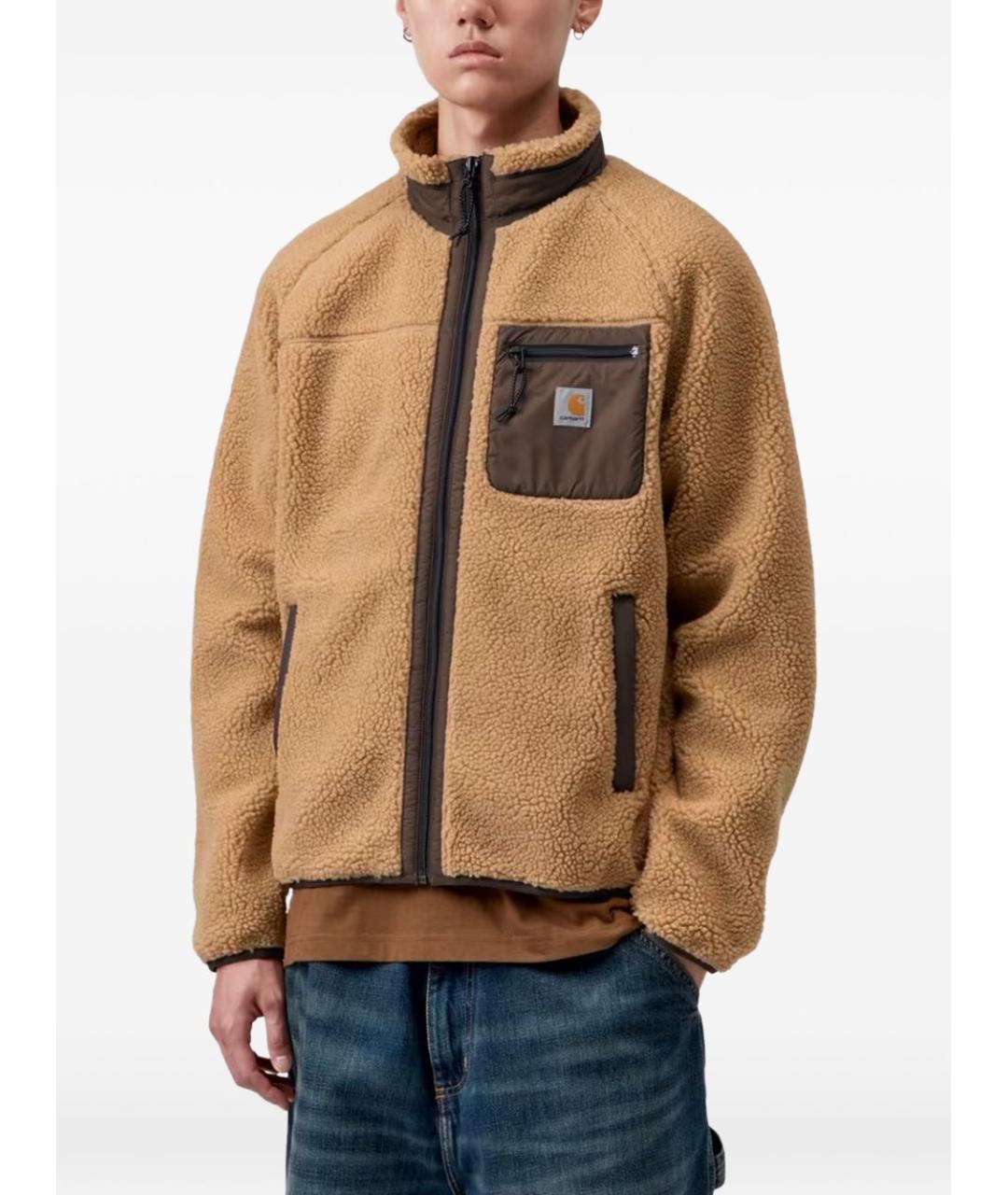 CARHARTT WIP Коричневая полиэстеровая куртка, фото 2