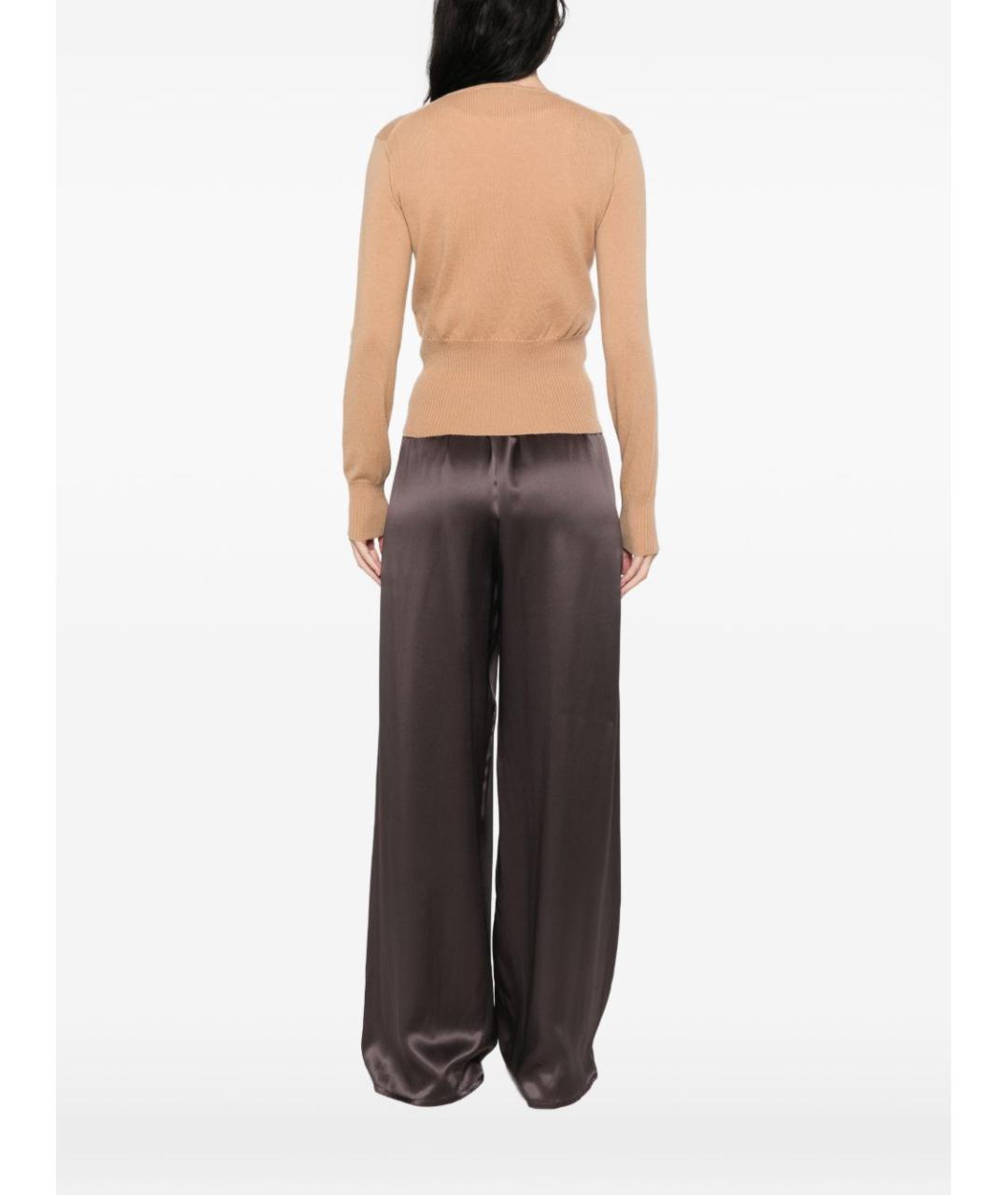 MAX MARA Бежевый шерстяной джемпер / свитер, фото 2