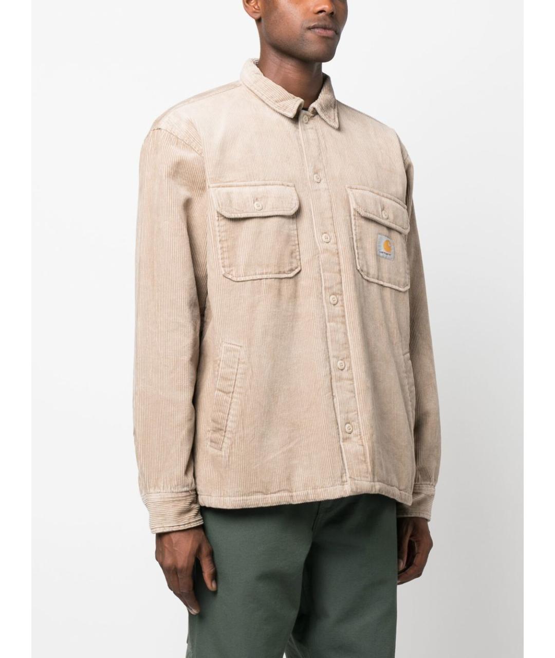 CARHARTT WIP Бежевая хлопковая куртка, фото 3